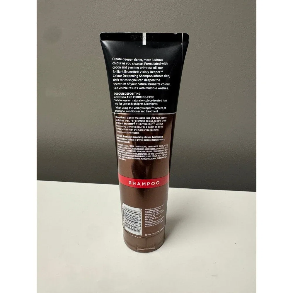 John Frieda Brilliant Brunette Visibly Deeper Colour Deepening Shampoo 8.3 fl oz